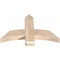 Ekena Millwork Bellingham Smooth Timber Gable Bracket, Douglas Fir, 36"W x 23"H x 3 1/2"D x 5 1/2"F, 15/12 Pitch GBW036X23X0406BEL00SDF - alternate 2